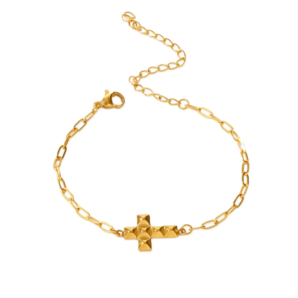 40 Exquisite Elegant Chain Bracelets For Women 18K Gold-Plated Shiny Zircon Inlaid Flower Cuff Bracelet Female Jewelry Gift