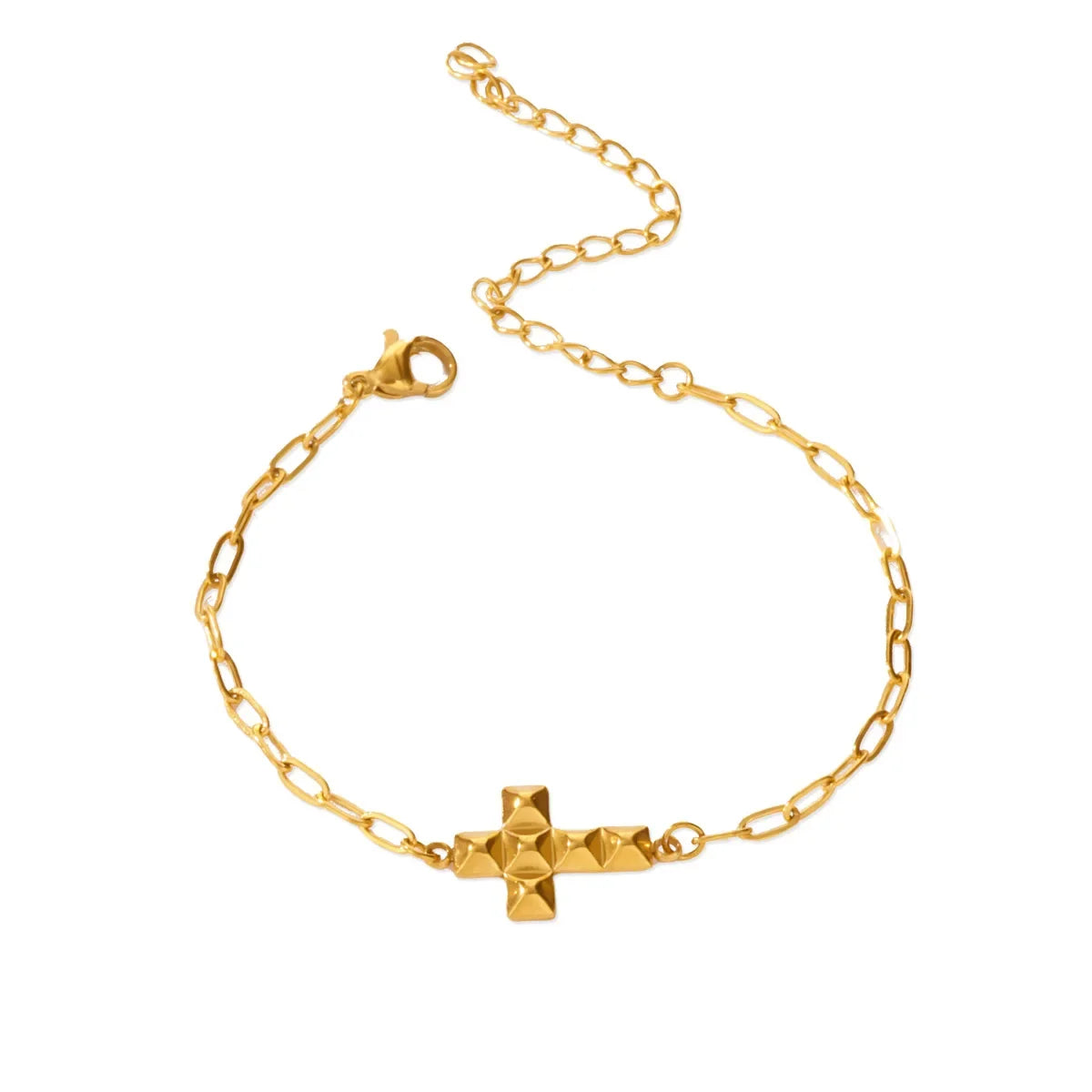 40 Exquisite Elegant Chain Bracelets For Women 18K Gold-Plated Shiny Zircon Inlaid Flower Cuff Bracelet Female Jewelry Gift