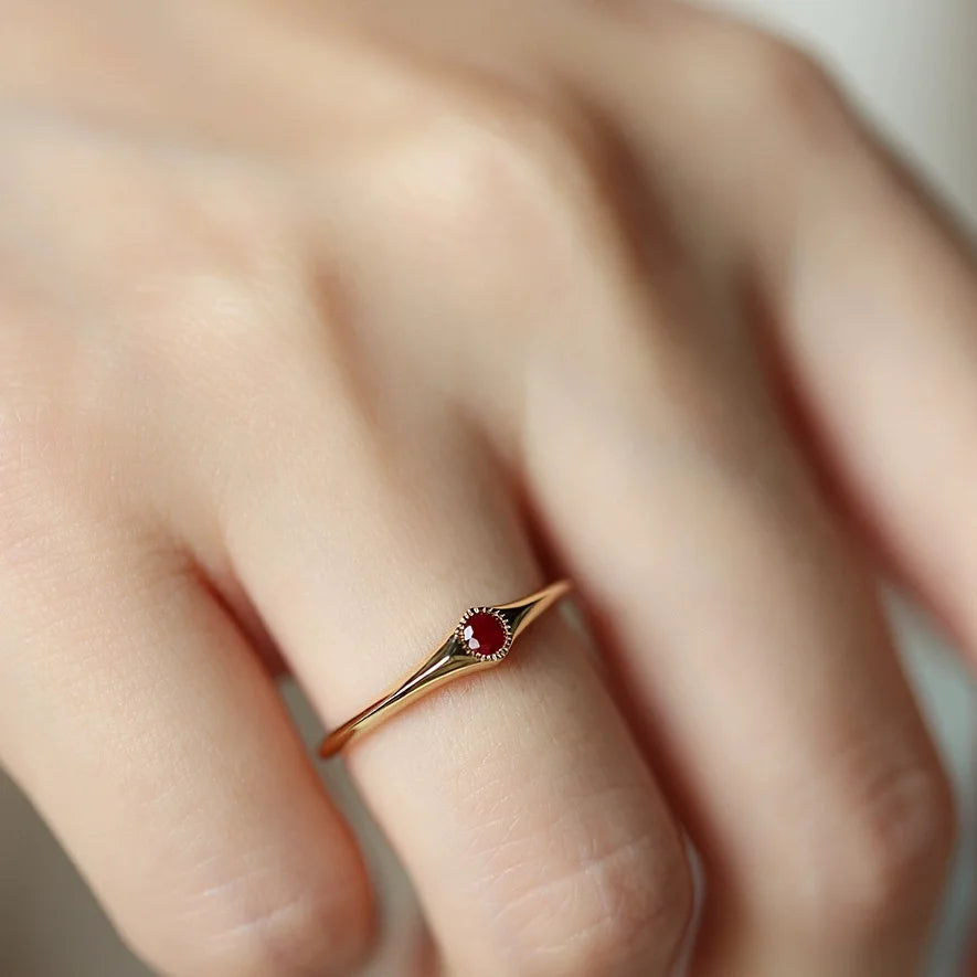 Classic Ruby Ring
