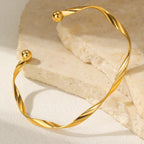 Stainless Steel Bracelets Simple Exquisite Fashion Round Bead Design Bracelets For Women Jewelry Personalized Gifts for Parties