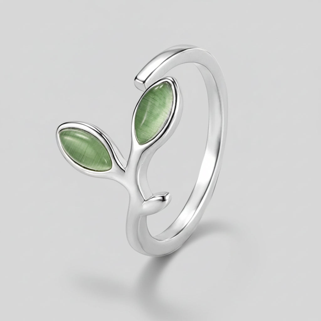 Sterling Silver Foliage Ring