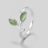 Sterling Silver Foliage Ring