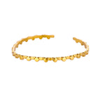 40 Exquisite Elegant Chain Bracelets For Women 18K Gold-Plated Shiny Zircon Inlaid Flower Cuff Bracelet Female Jewelry Gift