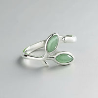 Sterling Silver Foliage Ring