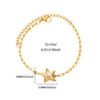 40 Exquisite Elegant Chain Bracelets For Women 18K Gold-Plated Shiny Zircon Inlaid Flower Cuff Bracelet Female Jewelry Gift