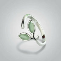 Sterling Silver Foliage Ring
