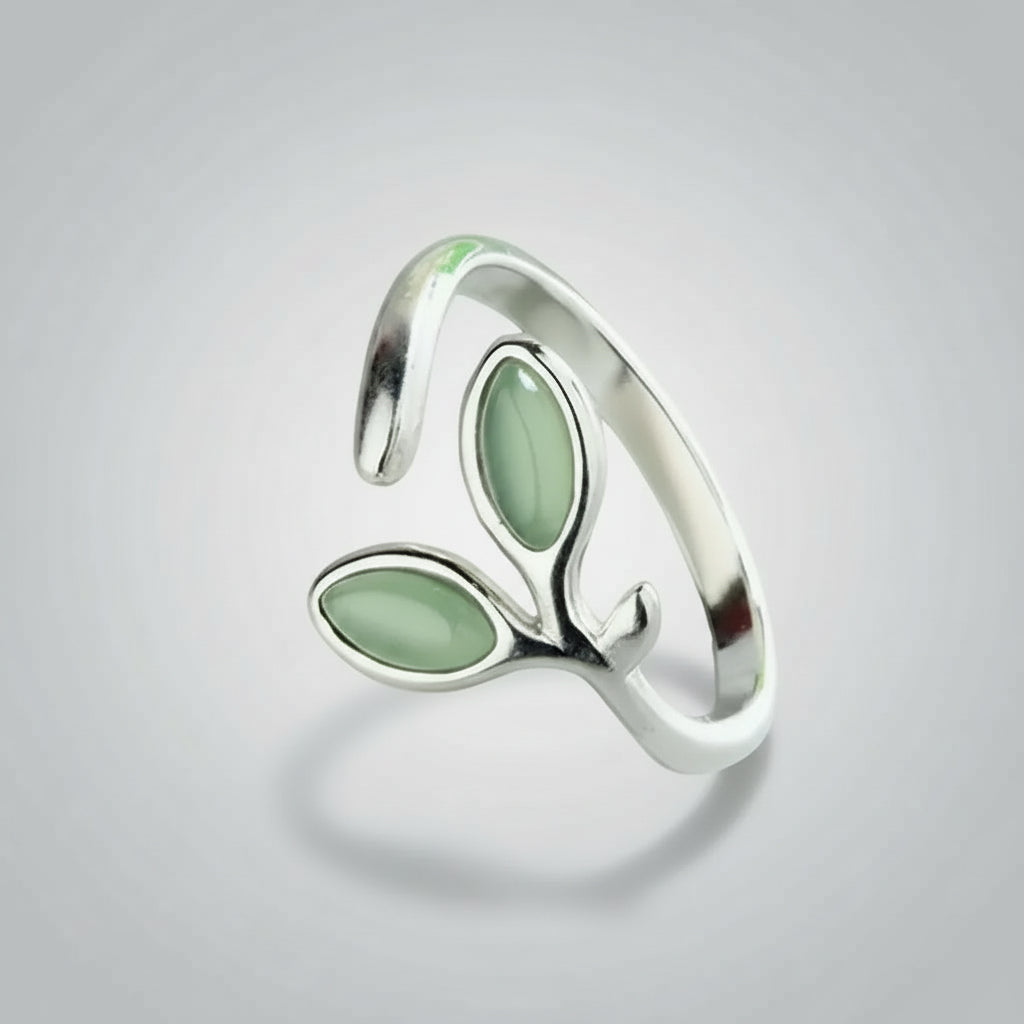 Sterling Silver Foliage Ring