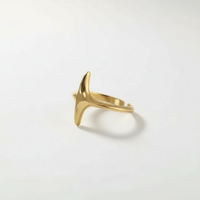 Gold ring - side view